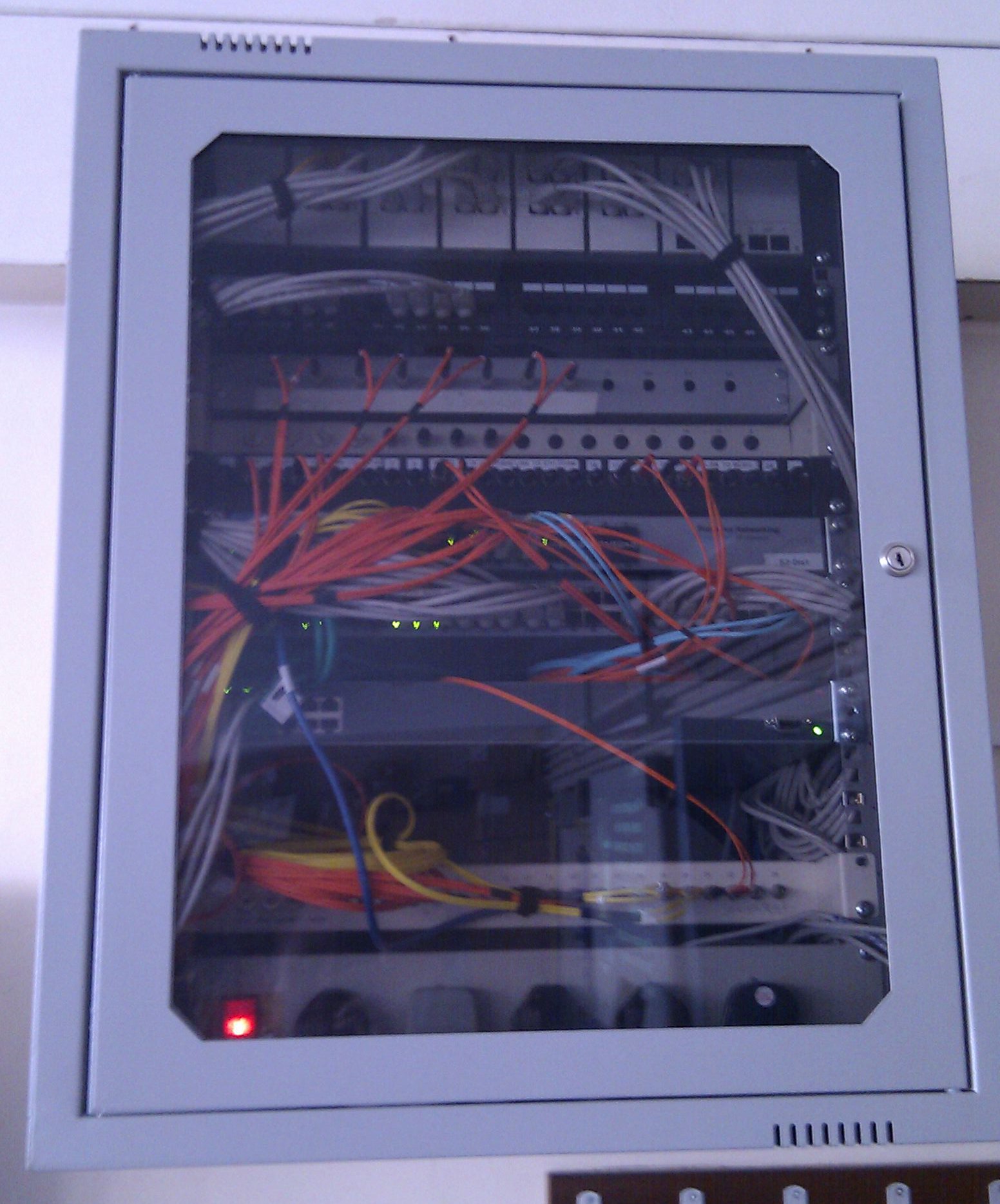 Foto Asli Fiber Optic Splice Box